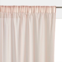 Занавеска С отделкой со сборками Limpo 180 x 140 см розовый LA REDOUTE INTERIEURS  фото, kupilegko.ru